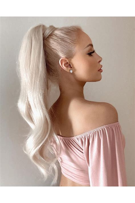 blonde ponytail extensions